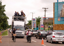 Carreata pede Impeachment de Bolsonaro em Campo Grande (MS)