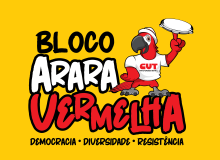 Bloco Arara Vermelha vai estar presente no Carnaval da Educação dia 21 fevereiro