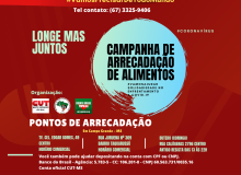 CUT-MS, MST e Frente Brasil Popular MS lançam campanha de solidariedade