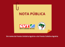 NOTA CONJUNTA DE CONGRATULAÇÃO E DE REIVINDICAÇÃO