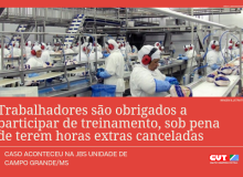 Trabalhadores da JBS denunciam constrangimentos e ameaças em treinamento forçado